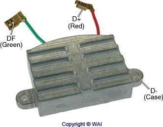 WAI M5-826 - Регулятор напряжения, генератор avtokuzovplus.com.ua