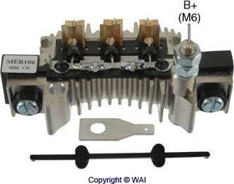 WAI MER106 - Випрямляч, генератор autocars.com.ua