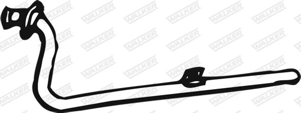 Walker 01716 - Труба вихлопного газу autocars.com.ua