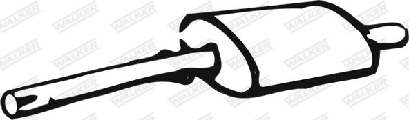 Walker 01717 - Предглушітель вихлопних газів autocars.com.ua