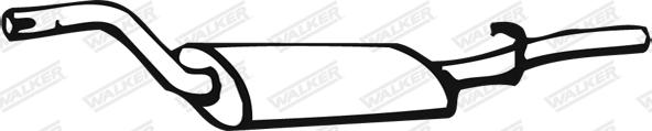 Walker 02346 - Глушник вихлопних газів кінцевий autocars.com.ua