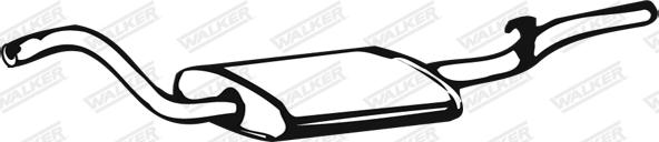 Walker 02378 - Глушник вихлопних газів кінцевий autocars.com.ua