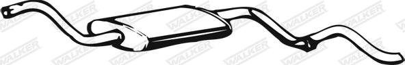 Walker 02379 - Глушник вихлопних газів кінцевий autocars.com.ua