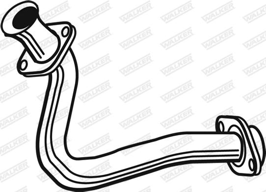 Walker 02719 - Труба вихлопного газу autocars.com.ua