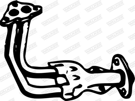 Walker 06248 - Труба вихлопного газу autocars.com.ua