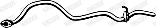 Walker 06280 - Труба вихлопного газу autocars.com.ua