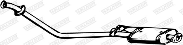 Walker 06324 - Предглушітель вихлопних газів autocars.com.ua