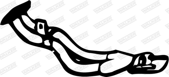 Walker 06327 - Труба вихлопного газу autocars.com.ua