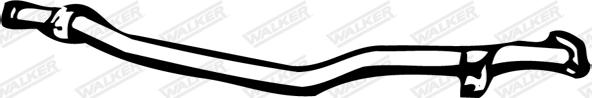 Walker 06331 - Труба вихлопного газу autocars.com.ua