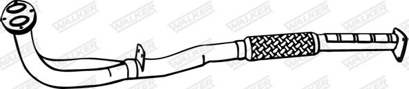 Walker 06544 - Труба вихлопного газу autocars.com.ua