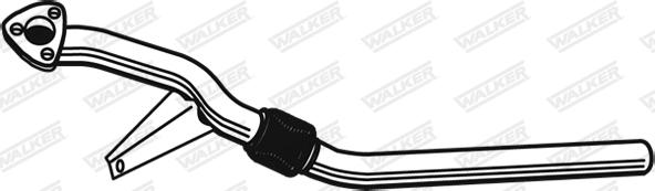 Walker 06565 - Труба вихлопного газу autocars.com.ua
