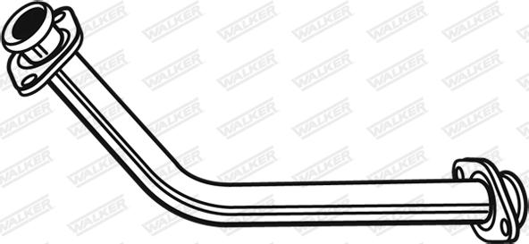 Walker 07145 - Труба вихлопного газу autocars.com.ua