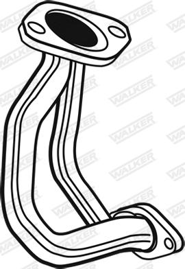 Walker 07189 - Труба вихлопного газу autocars.com.ua