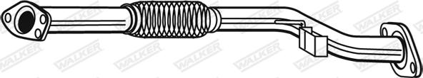 Walker 07570 - Труба вихлопного газу autocars.com.ua
