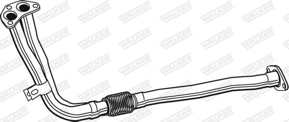 Walker 07636 - Труба вихлопного газу autocars.com.ua