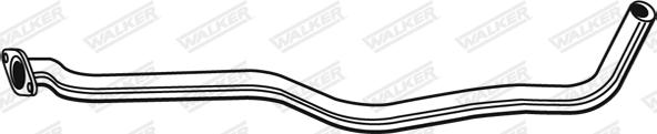 Walker 07770 - Труба вихлопного газу autocars.com.ua