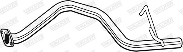 Walker 08144 - Труба вихлопного газу autocars.com.ua