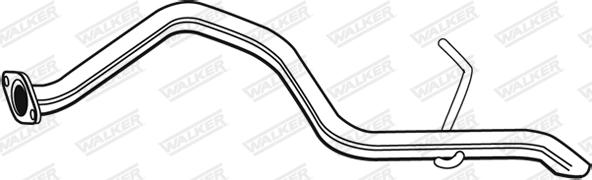 Walker 08145 - Труба вихлопного газу autocars.com.ua