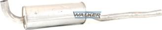 Walker 08155 - Средний глушитель выхлопных газов avtokuzovplus.com.ua