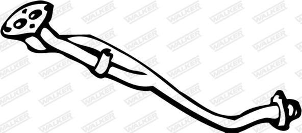 Walker 08316 - Труба вихлопного газу autocars.com.ua
