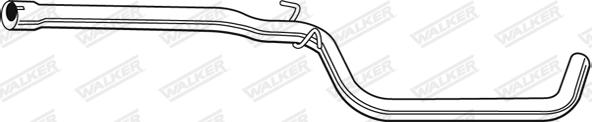 Walker 09245 - Труба вихлопного газу autocars.com.ua