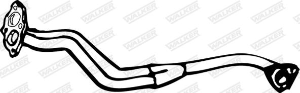 Walker 09150 - Труба вихлопного газу autocars.com.ua