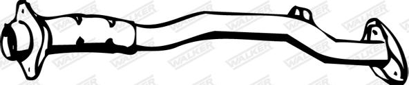 Walker 09333 - Труба вихлопного газу autocars.com.ua