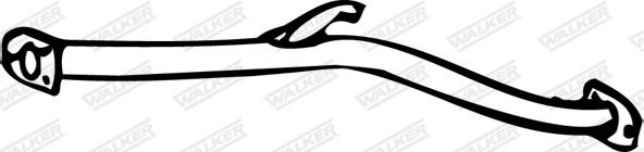 Walker 09473 - Труба вихлопного газу autocars.com.ua
