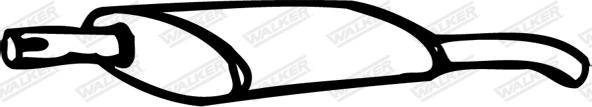 Walker 09624 - Глушитель выхлопных газов, конечный autodnr.net