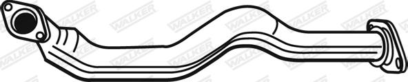 Walker 09990 - Труба вихлопного газу autocars.com.ua