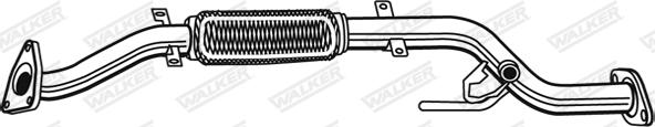 Walker 09999 - Труба выхлопного газа avtokuzovplus.com.ua