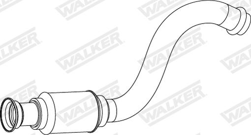 Walker 10853 - Труба вихлопного газу autocars.com.ua