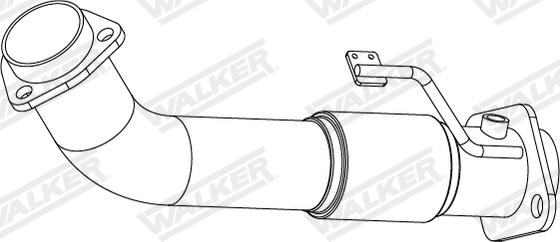 Walker 10884 - Труба вихлопного газу autocars.com.ua