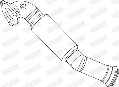 Walker 10962 - Сильфон, система випуску autocars.com.ua