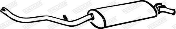 Walker 71032 - Глушник вихлопних газів кінцевий autocars.com.ua