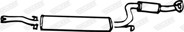 Walker 13610 - Средний глушитель выхлопных газов autodnr.net