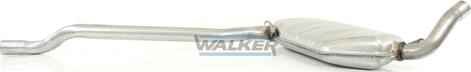 Walker 13956 - Середній глушник вихлопних газів autocars.com.ua