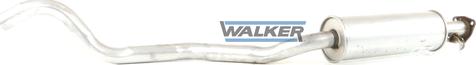 Walker 14545 - Средний глушитель выхлопных газов avtokuzovplus.com.ua