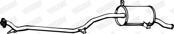 Walker 14755 - Глушник вихлопних газів кінцевий autocars.com.ua