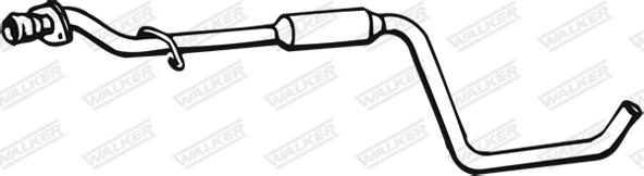 Walker 15188 - Середній глушник вихлопних газів autocars.com.ua