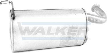 Walker 15432 - Середній глушник вихлопних газів autocars.com.ua