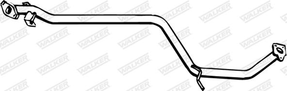 Walker 15692 - Труба вихлопного газу autocars.com.ua