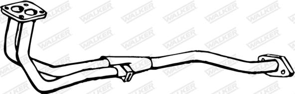 Walker 15842 - Труба вихлопного газу autocars.com.ua