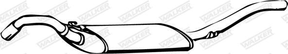 Walker 16062 - Глушитель выхлопных газов, конечный autodnr.net
