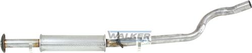 Walker 16196 - Середній глушник вихлопних газів autocars.com.ua