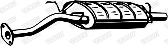 Walker 16446 - Глушник вихлопних газів кінцевий autocars.com.ua