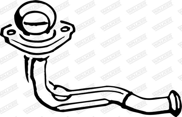 Walker 17193 - Труба вихлопного газу autocars.com.ua