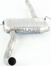 Walker 17284 - Середній глушник вихлопних газів autocars.com.ua