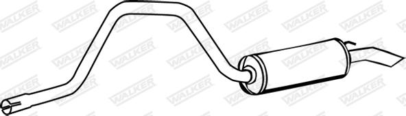 Walker 17561 - Глушитель выхлопных газов, конечный autodnr.net