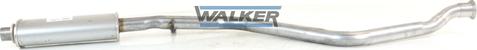 Walker 17581 - Середній глушник вихлопних газів autocars.com.ua
